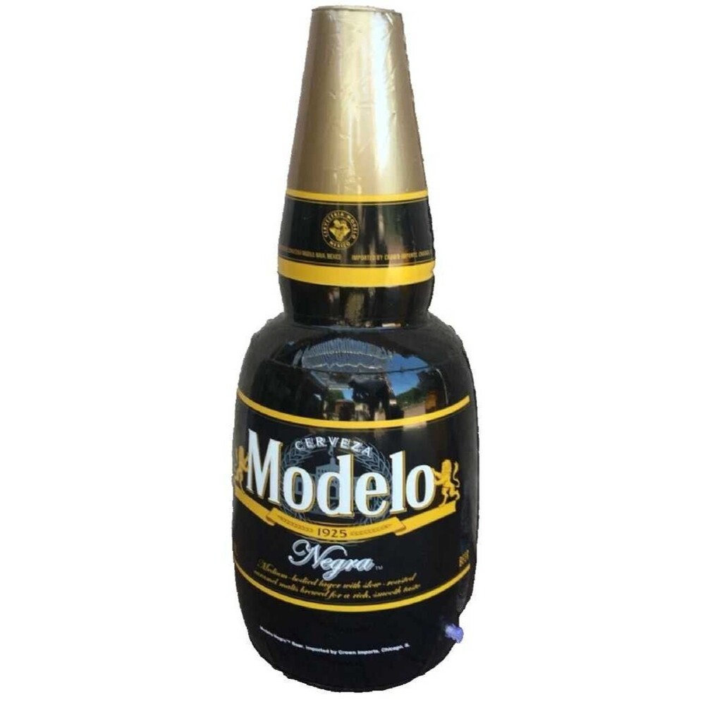 Modelo Negra Inflatable Beer Bottle Advertising 27 Inch Mancave Bar Decor New